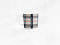 Porsche Espresso Cup 911 Turbo No.8 – 50th Anniversary Tartan Turbonite, Porcelain, 90ml