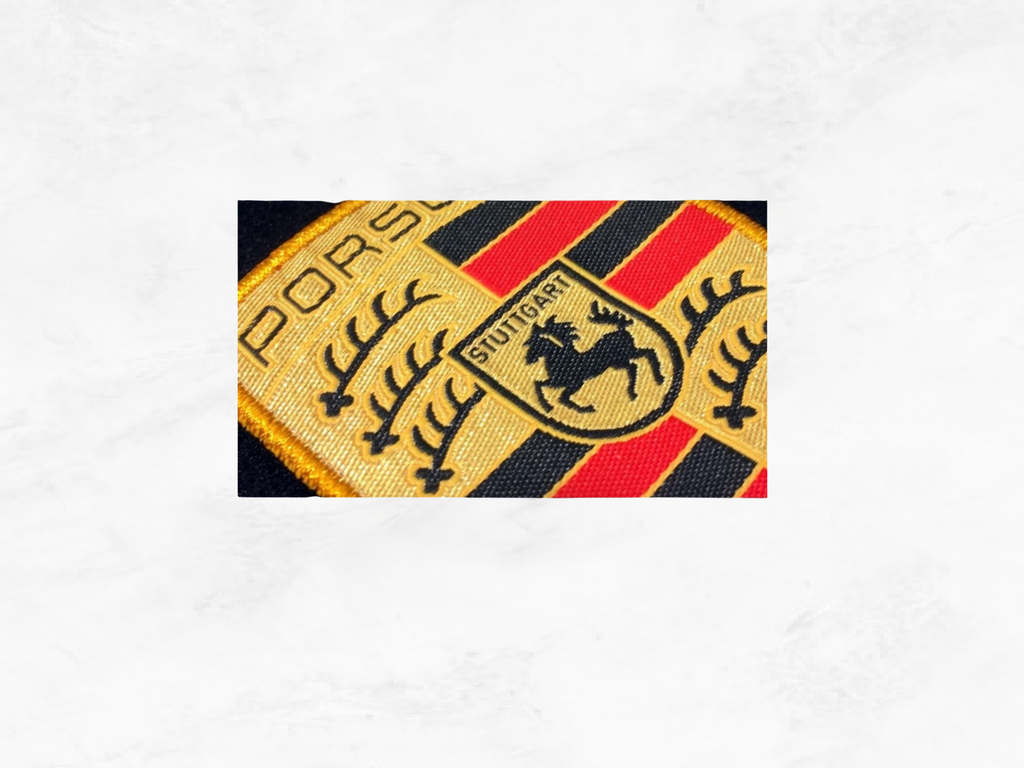 Porsche Embroidered Patch | Sew-On Emblem | Car Fan Gift