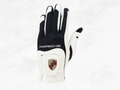 Porsche Premium Golf Glove | Black & White | Left Hand | Magnetic Ball Marker | One Size