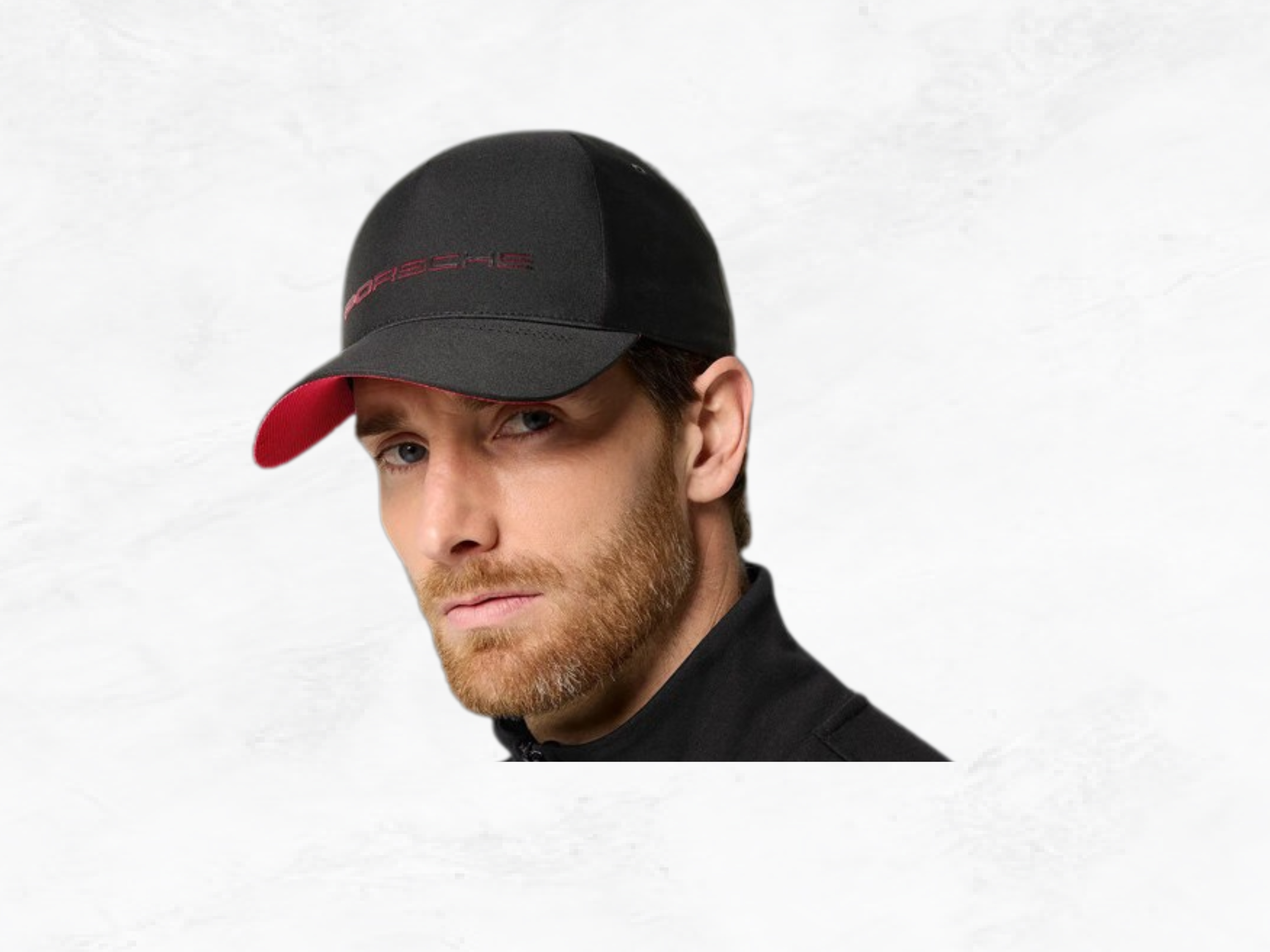 Porsche 911 GT3 S/C Cap Black | Motorsport Trucker Hat with Guards Red Detail | Unisex