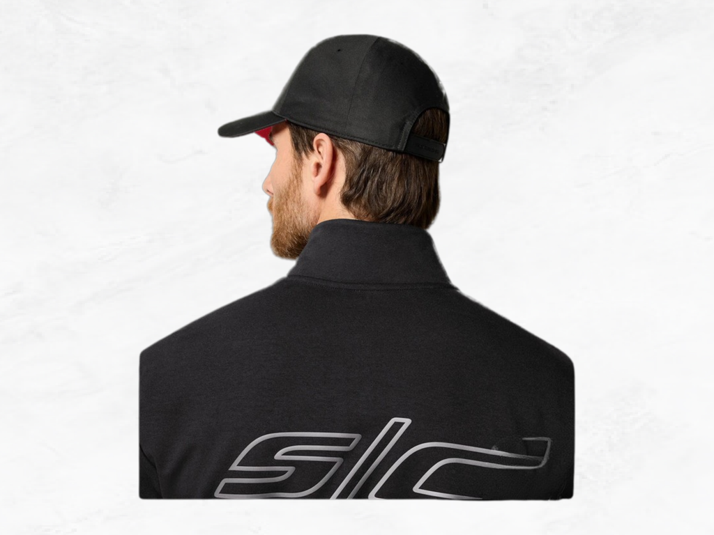 Porsche 911 GT3 S/C Cap Black | Motorsport Trucker Hat with Guards Red Detail | Unisex