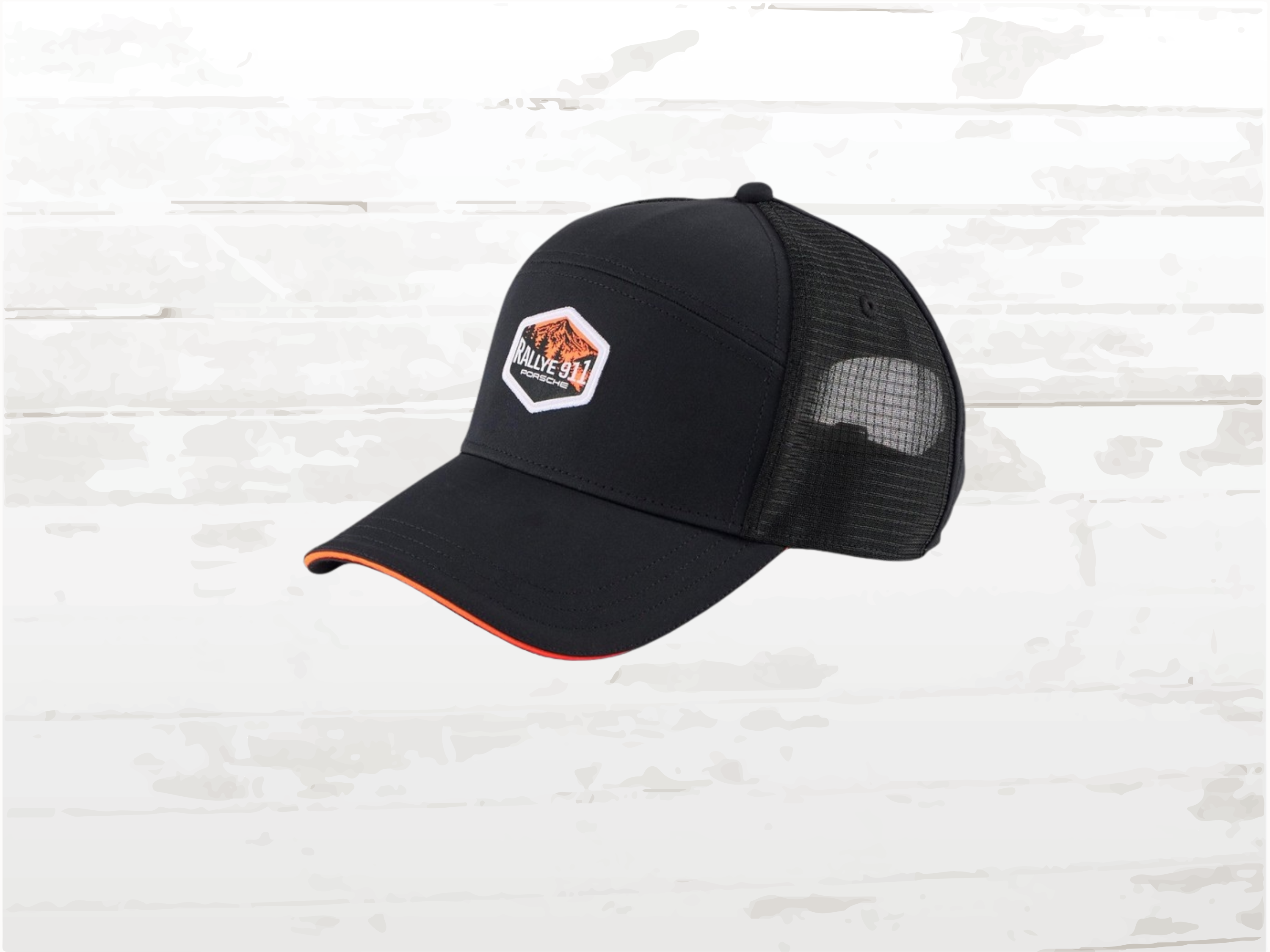 Porsche Hat 911 Rallye Baseball by Puma Black/Orange, Adjustable, Unisex, Racing Gift