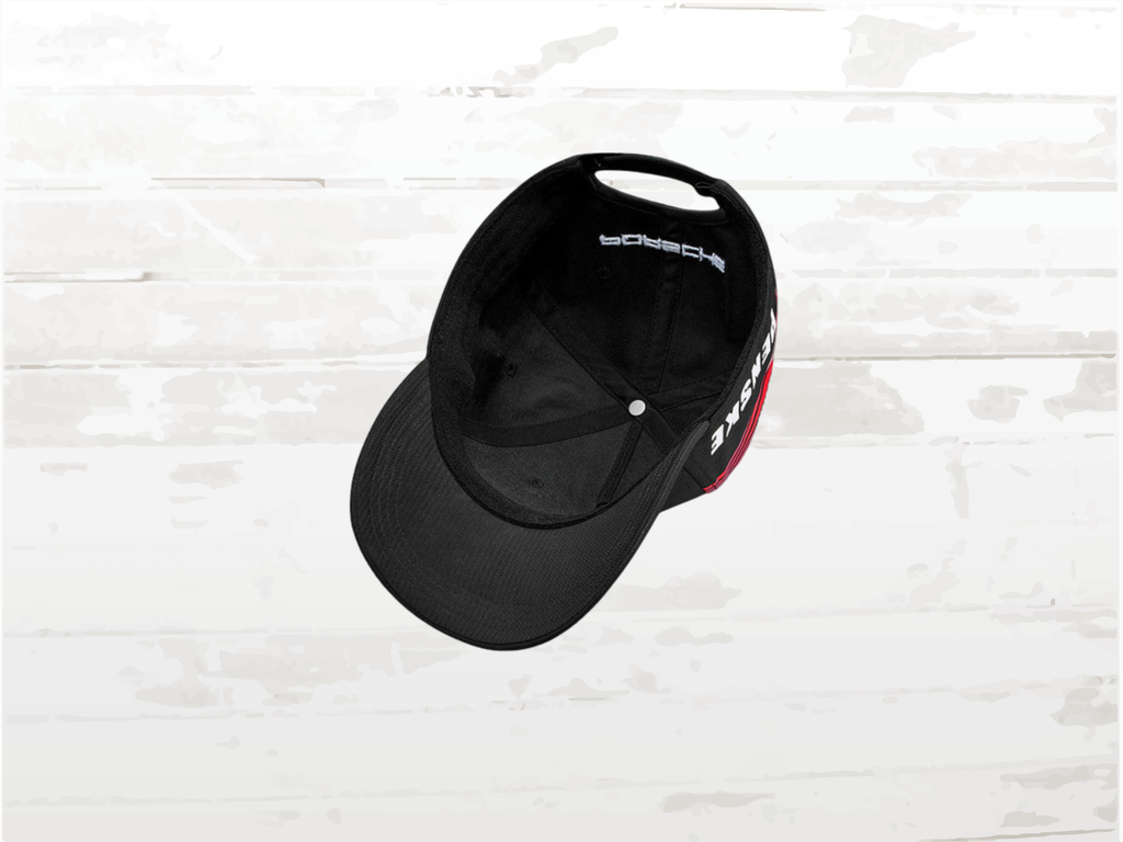 Porsche Cap 963 Penske Motorsport Puma, Black Red Racing Hat, Adjustable, Unisex, Hypercar