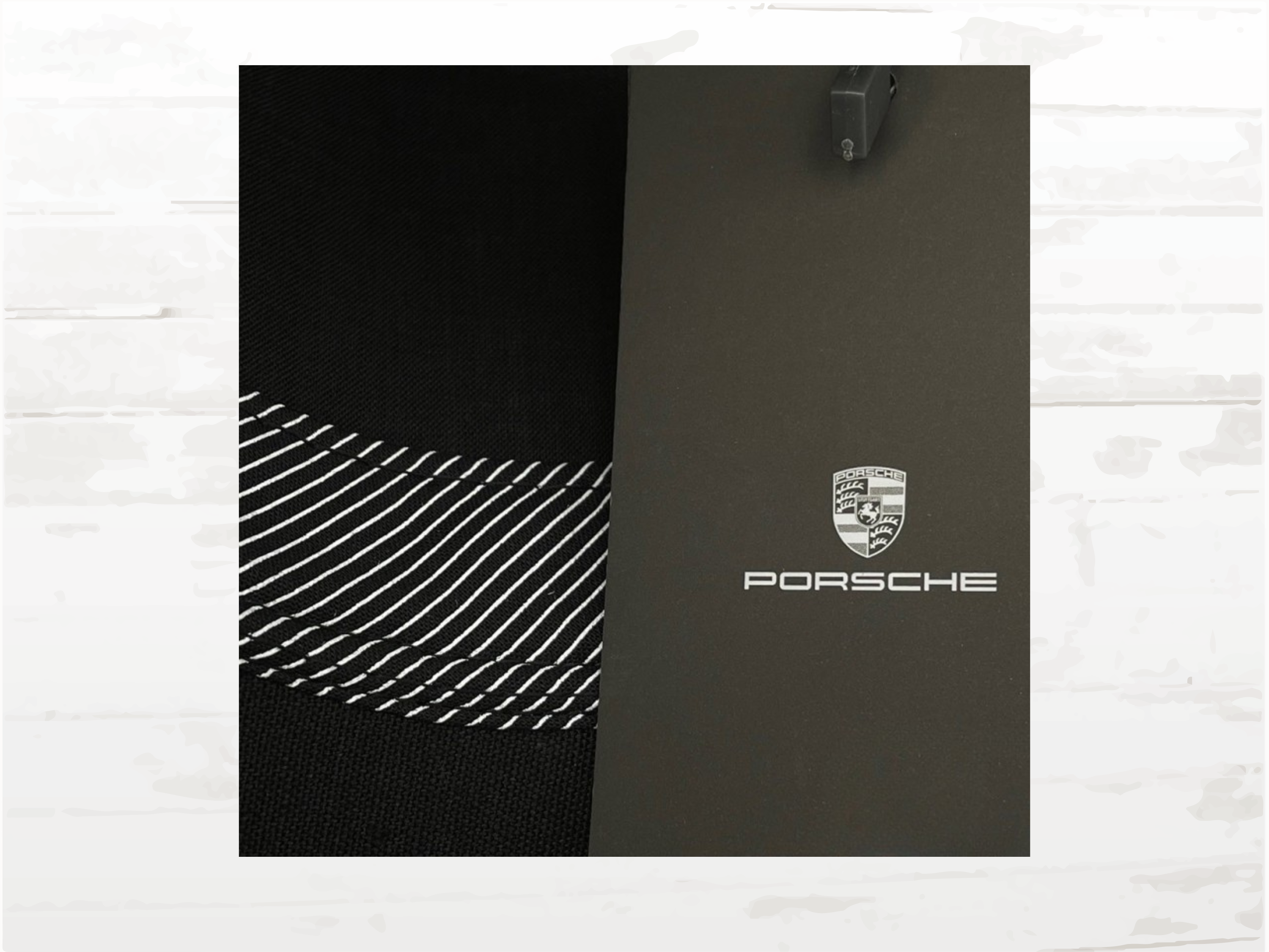 Porsche Weissach Cap, Black White Hat, Adjustable, Unisexm Racing Gift, Motorsport Design