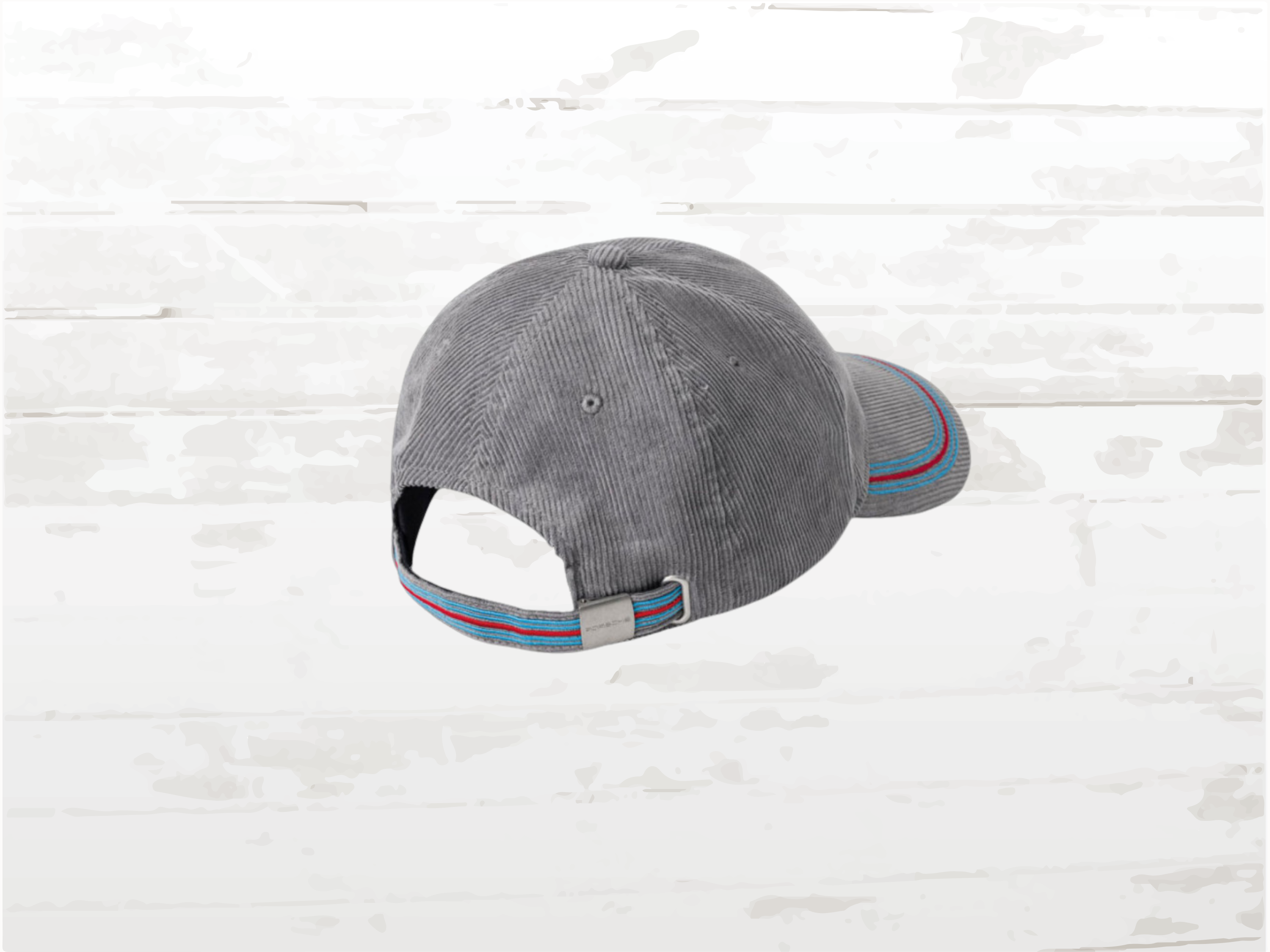 Porsche Martini Racing Cap, Grey Vintage Stripes, Hat Adjustable, Unisex, Classic Motorsport Gift