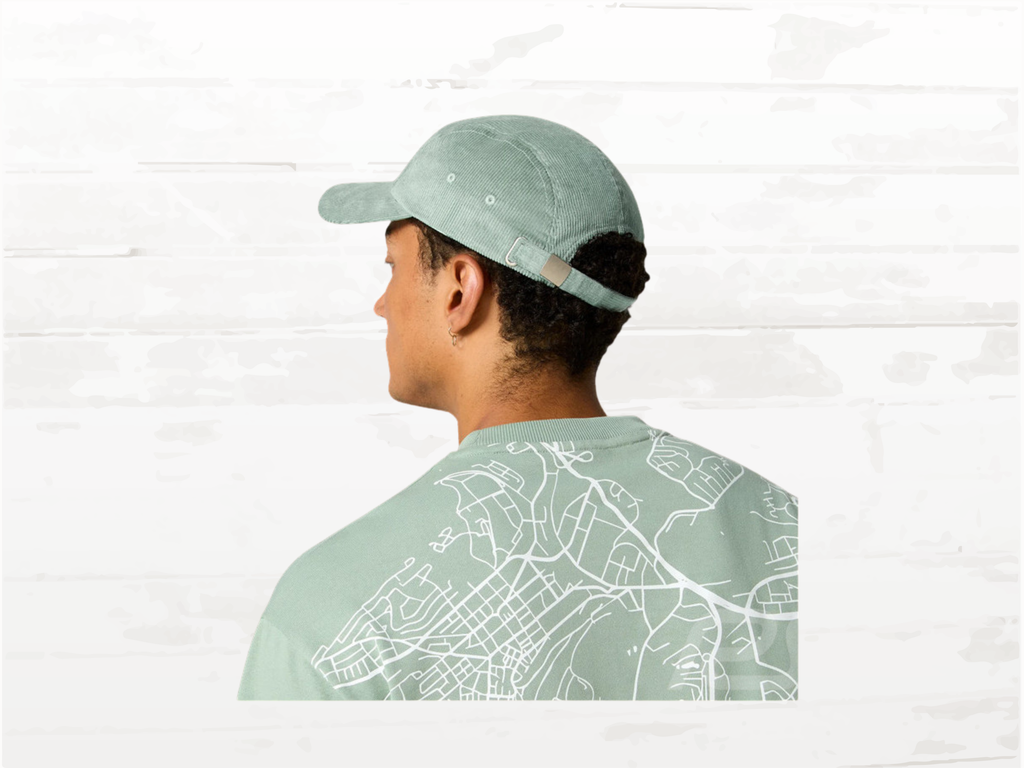 Porsche Hat Urban Green Corduroy Cap | Unisex Adjustable | One Size Fits All