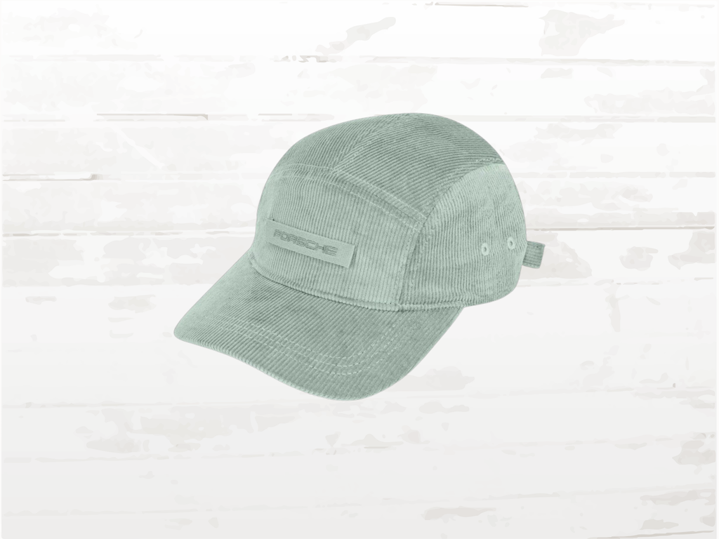 Porsche Hat Urban Green Corduroy Cap | Unisex Adjustable | One Size Fits All