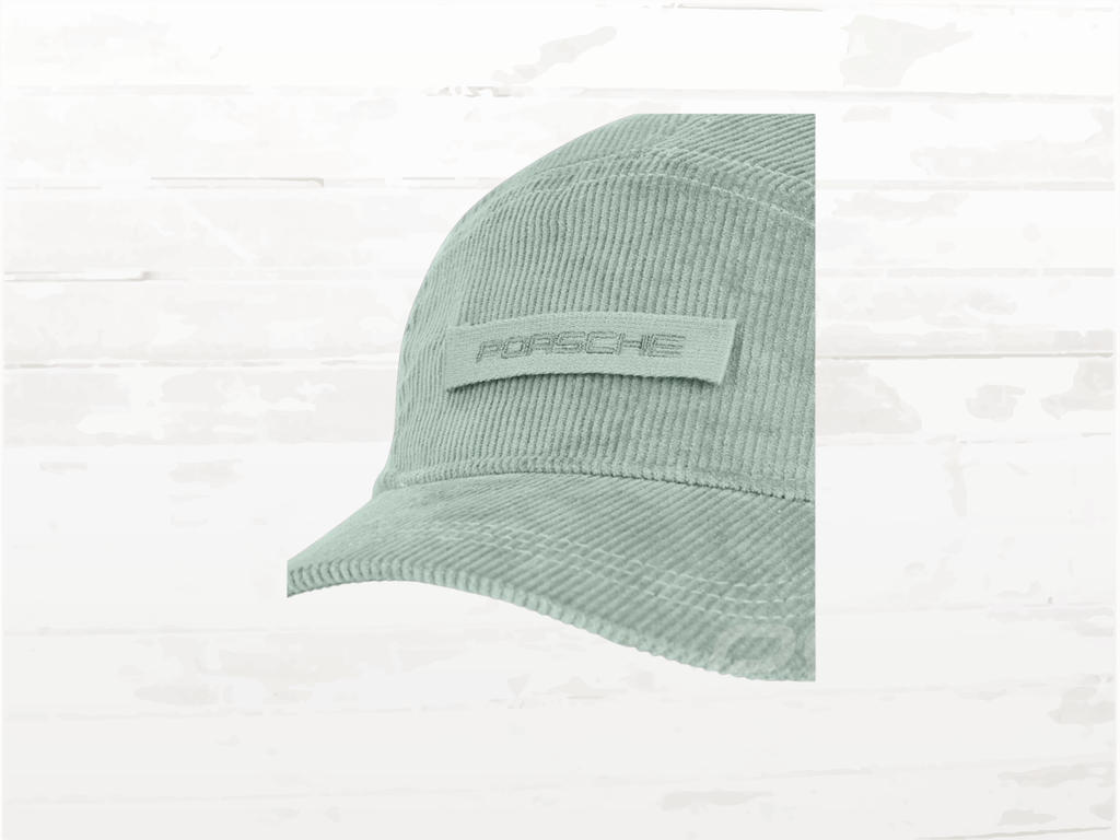 Porsche Hat Urban Green Corduroy Cap | Unisex Adjustable | One Size Fits All