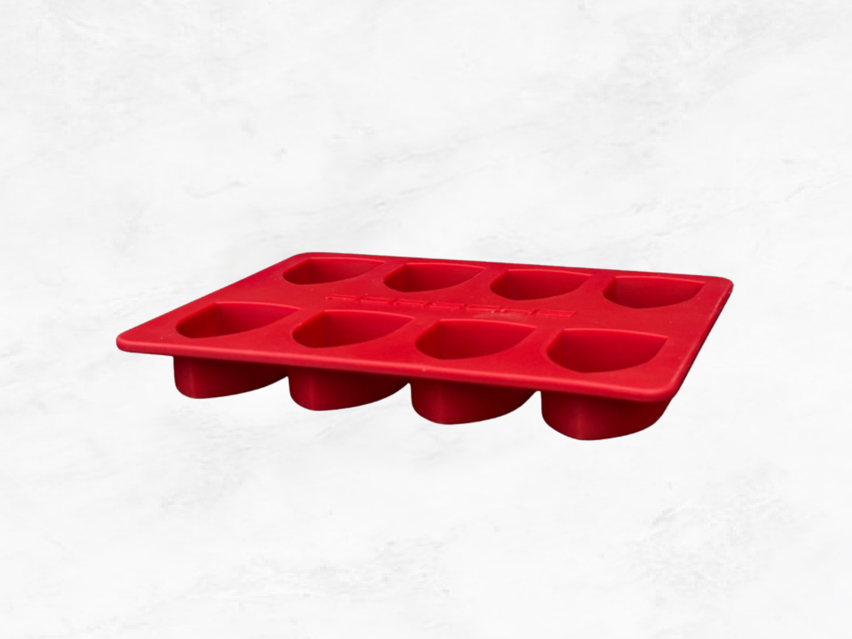 Porsche Ice Cube Tray Red  | Silicone Mold (8-Cavity)  | Porsche Barware Gift