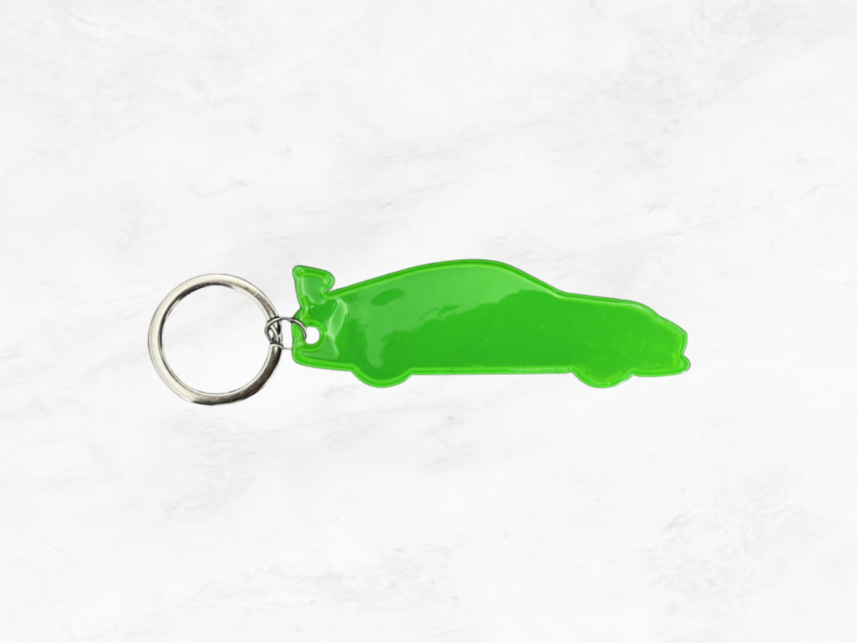 Porsche 911 GT3 RS Type 992 Key Ring | Fluorescent Green