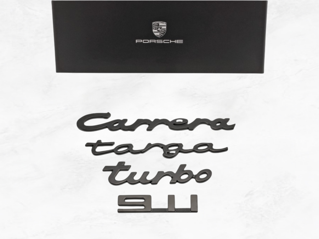 Porsche Magnet Set – 911, Carrera, Targa, Turbo | Gift Boxed Monogram Magnets