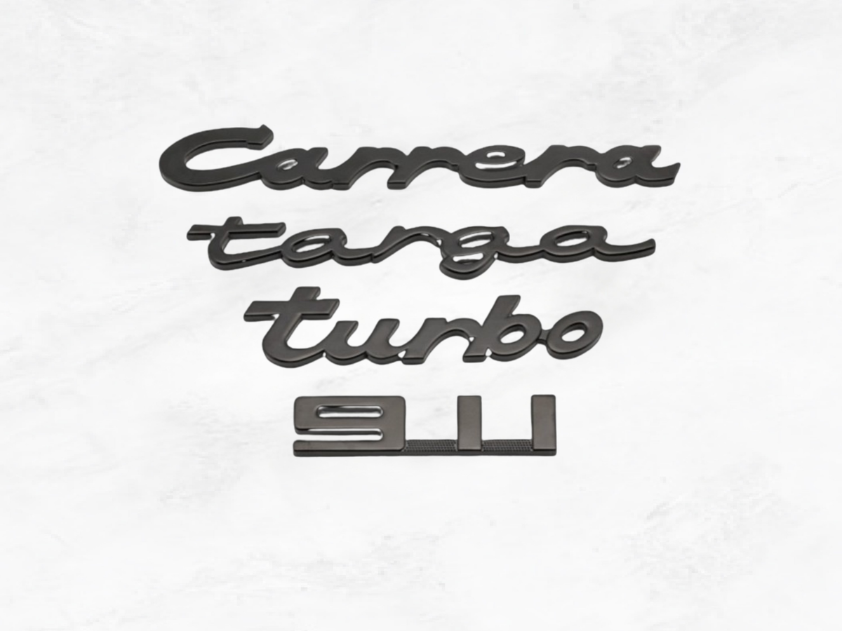 Porsche Magnet Set – 911, Carrera, Targa, Turbo | Gift Boxed Monogram Magnets