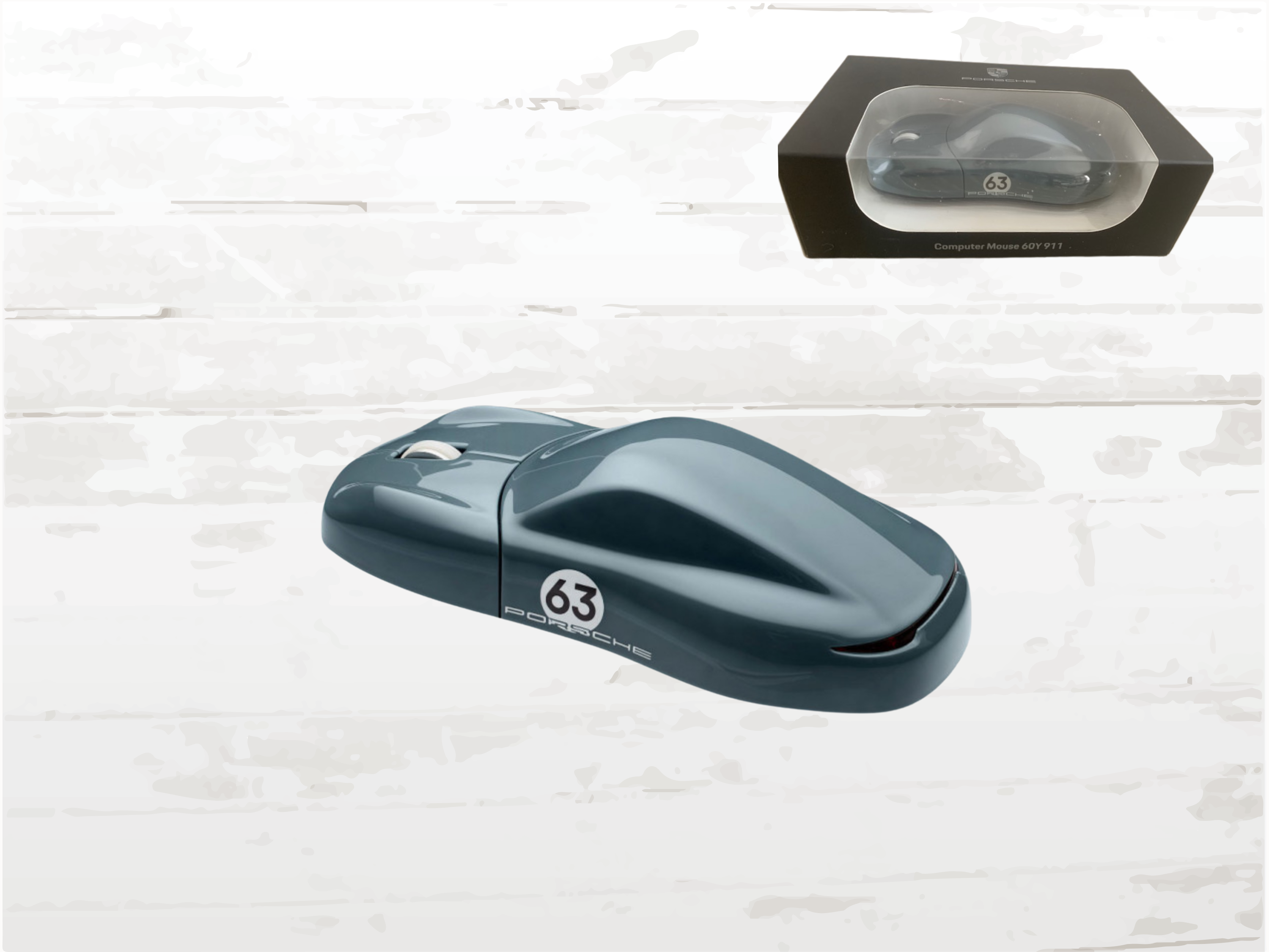 Porsche computer Mouse 911 60 years n 63 Design Shoreblue