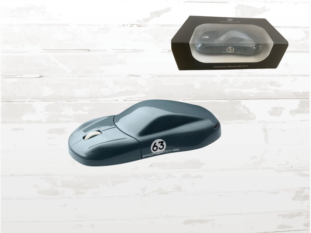 Porsche computer Mouse 911 60 years n 63 Design Shoreblue