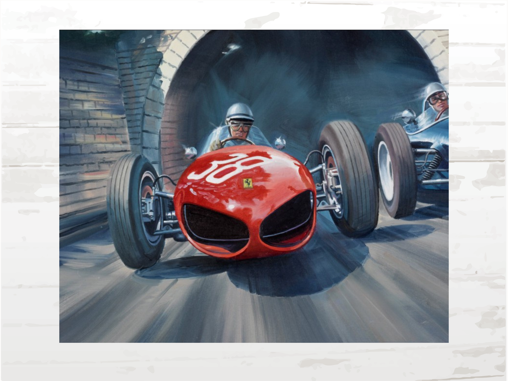 Ferrari Poster 156 “Shark Nose” | Monaco Grand Prix 1961 | Limited Edition