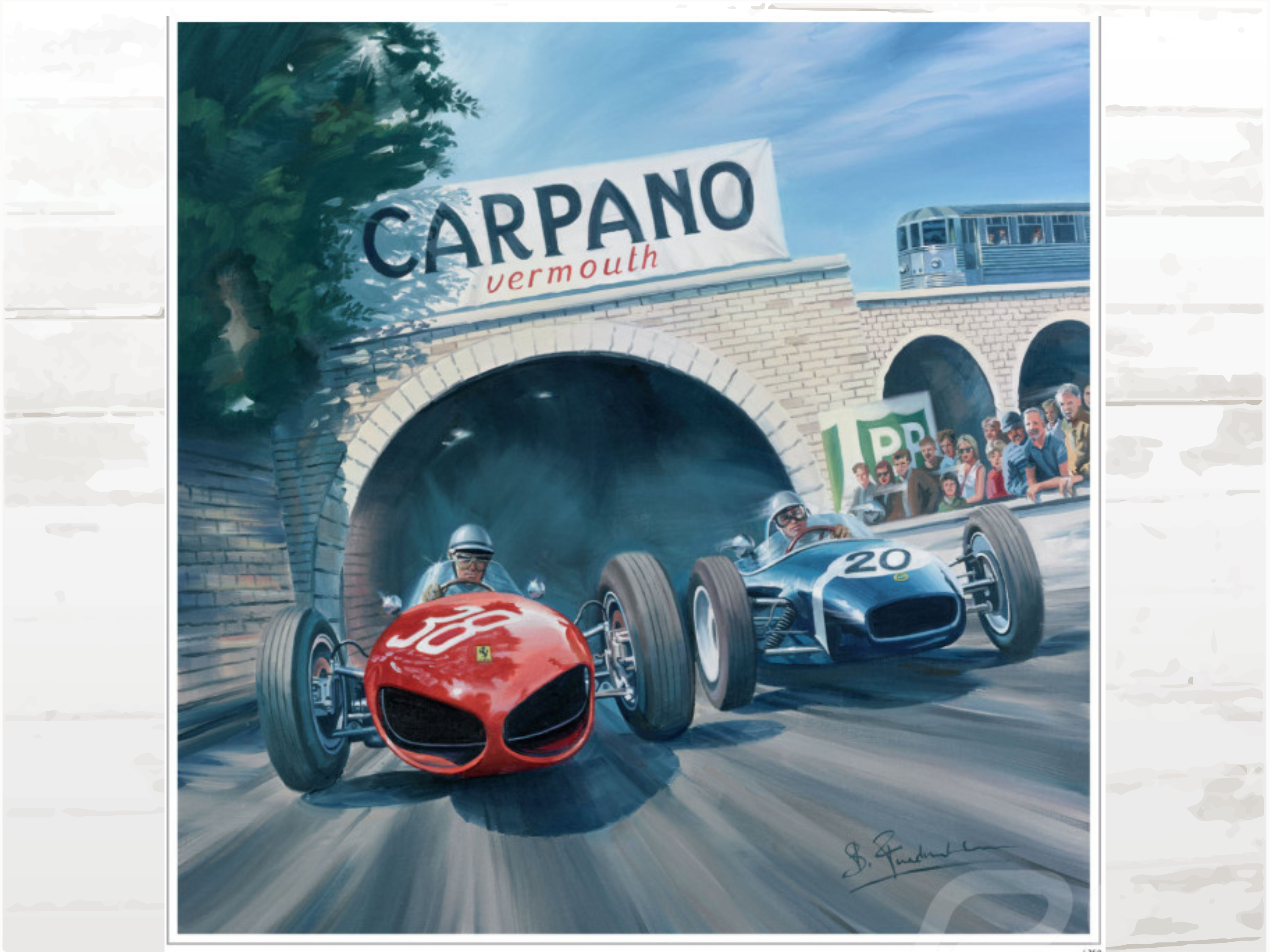 Ferrari Poster 156 “Shark Nose” | Monaco Grand Prix 1961 | Limited Edition