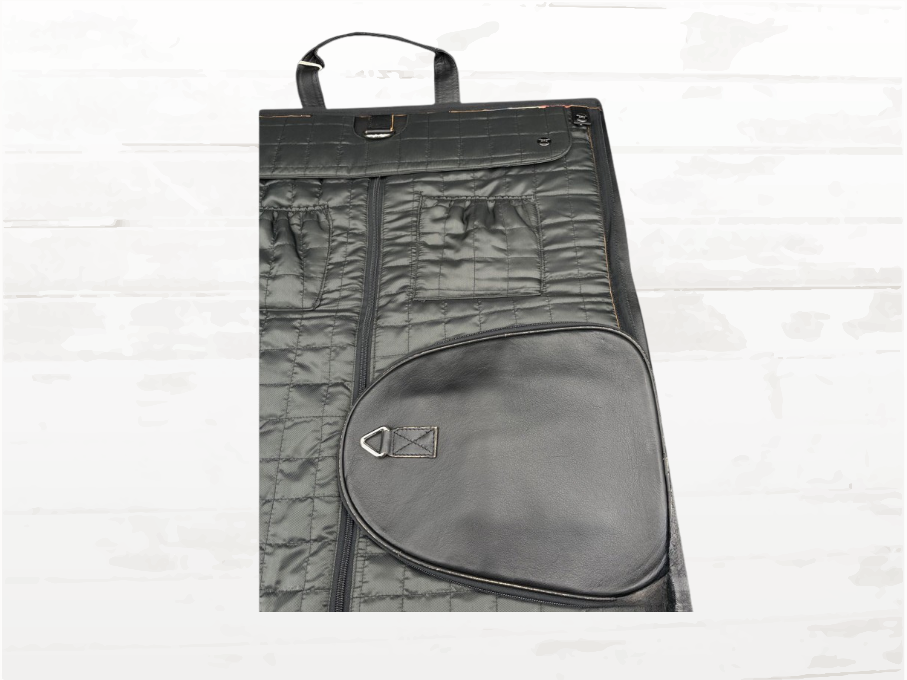 Vintage Leather Racing Weekender Bag | Motorsport Travel Duffle (Limited Edition)
