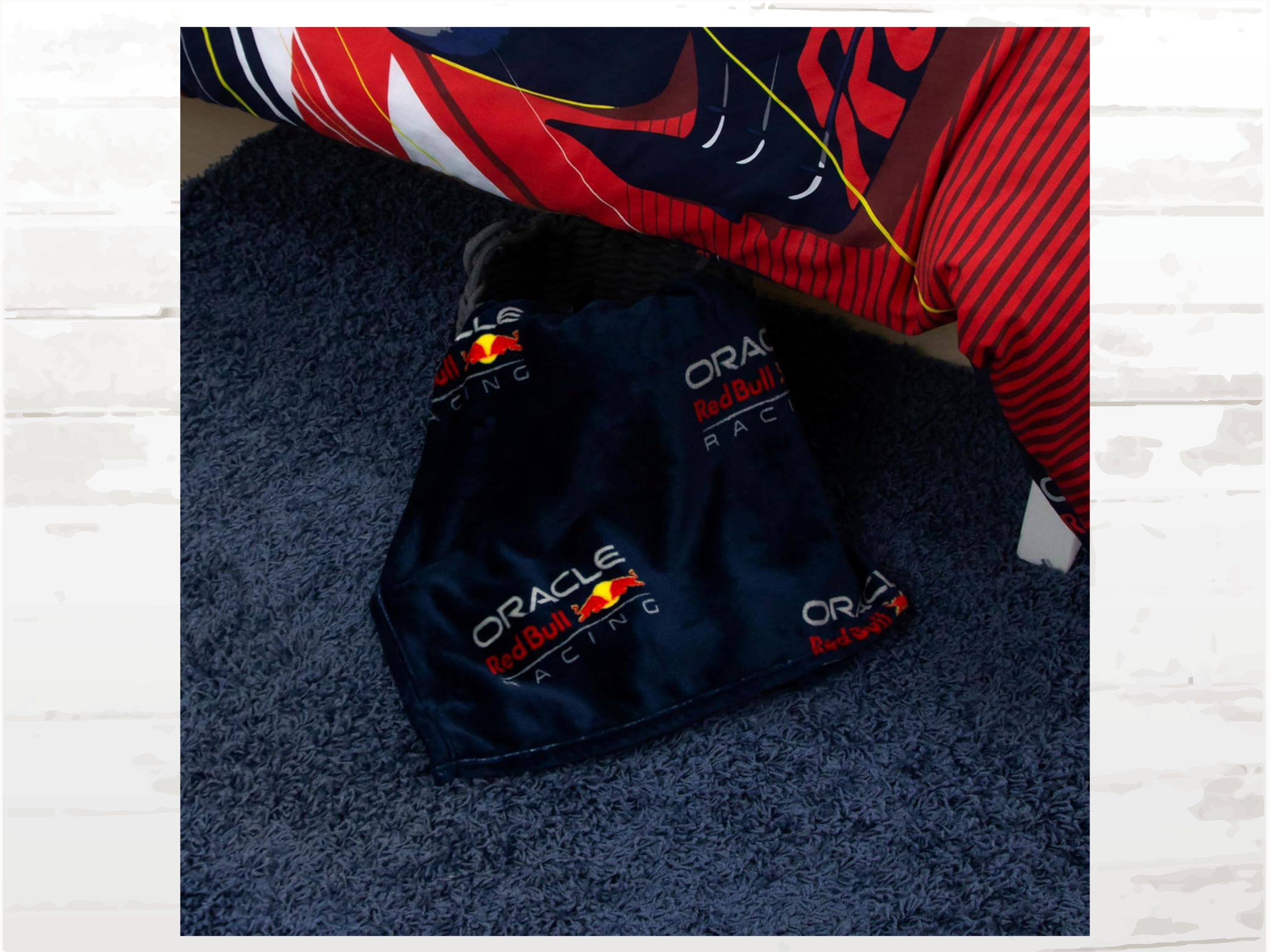 Red Bull Racing Logo Fleece Blanket | Max Verstappen F1