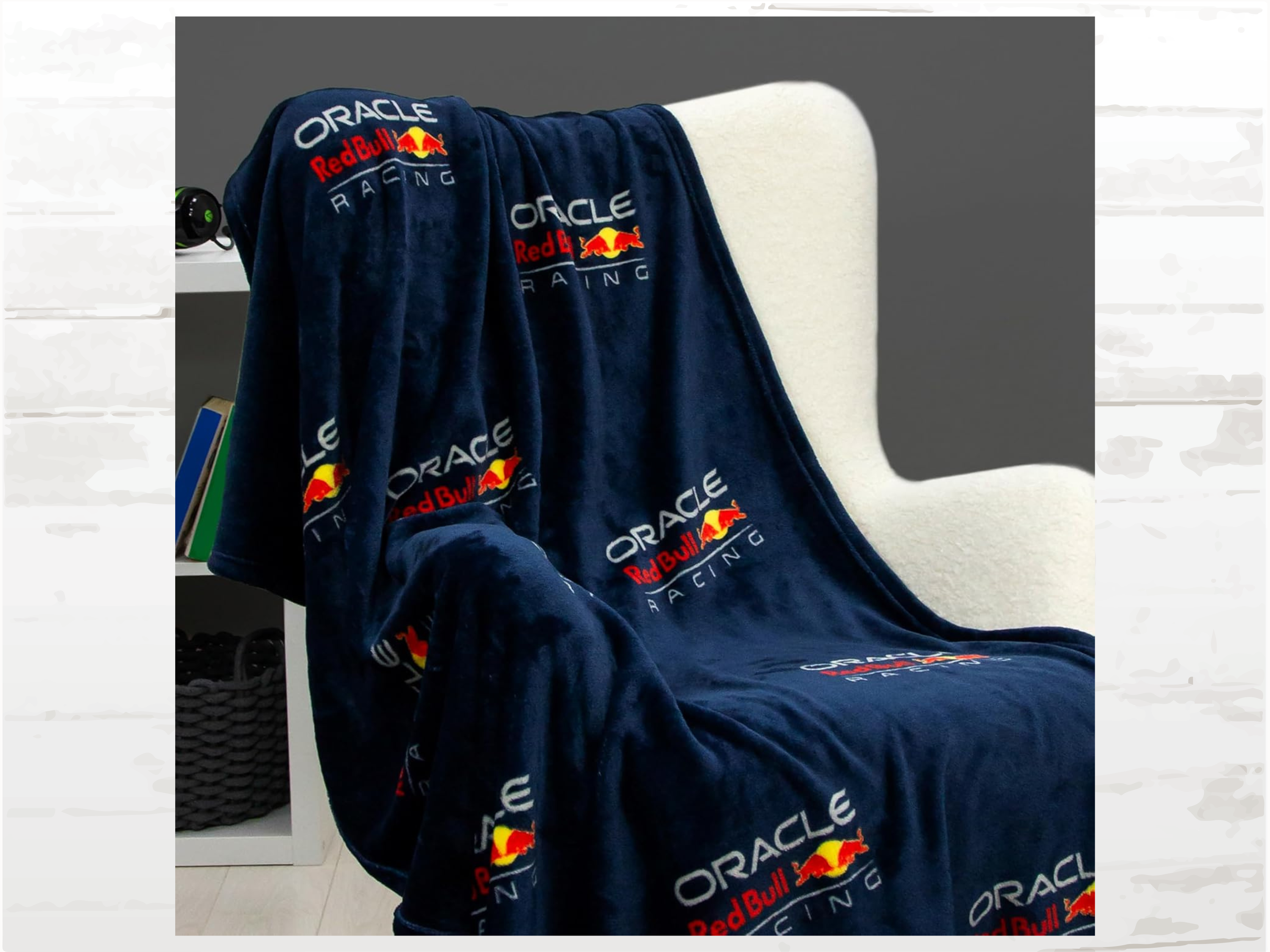 Red Bull Racing Logo Fleece Blanket | Max Verstappen F1