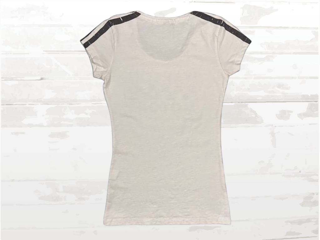 Vintage Checkered T-Shirt Women, Warson Motors Retro Racing Tee, White | XS & XL